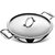 Stahl Triply Stainless Steel Artisan Hybrid Kadhai with Lid, 6328, 28cm, 4.4 Liters