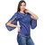 SanToon (Dark Blue) GeorGette Top