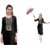 Maa Durga Collection Women's Rayon Printed Straight KurtiPrinted  Black