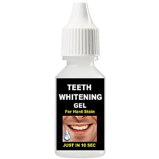 Teeth Whitening Gel For Men To Remove All Hard Stain In Just 10 Sec Teeth Whitening Liquid  (15 ml)