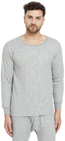 Odoky Long Sleeve Vest Men Thermal Top (Grey)