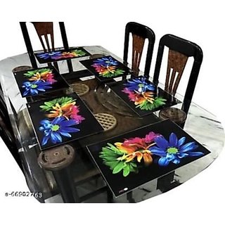 placemats set of 6 pcs/ table mat set of 6 pcs/ dining table placemat set of 6pcs/placemat set of 6 pcs(multicolour