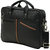 MATRICE laptop cum messenger bag with Black-Tan faux vegan leather(NE-S-0795-BlackTan)