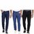 Dais Men Multicolor Slim Fit Jeans Pack of 3