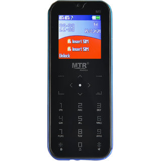 MTR M5 Bluetooth Dialer Mobile with Dual SimDual StandbyCameraMp3 PlayerFlash Light
