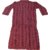 Dark Peach-black 1/3 Sleeve Winter Woolen Kurti