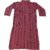 Dark Peach-black 1/3 Sleeve Winter Woolen Kurti