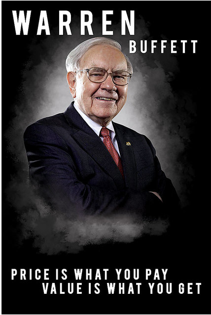 Buy Surmul Warren Buffett - Motivational Quotes Value Investing Poster ...