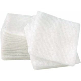 APS 100 Best Quality Cotton Yarn Gauze Swab Non-Sterile 7.5 Cm X 7.5 Cm X 12Ply (Pack Of 2, 100Pcs Each)