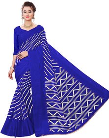 SVB Saree Blue Colour Bandhani Printed Saree