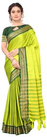 SVB Sarees Yellow Colour Embellished Saree