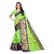 SVB Sarees Perrot Green Colour Embellished Saree