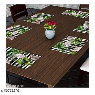 placemats set of 6 pcs/ table mat set of 6 pcs/ dining table placemat set of 6pcs/placemat set of 6 pcs(multicolour