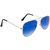 Adam Jones Unisex Black , Blue, Brown  Green UV Protected Full Rim Aviator Unisex Sunglasses (Pack of 5)