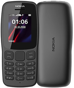 (Refurbished) Nokia 106 (Dual Sim, 1.8 inches Display) -  Superb Condition, Like New