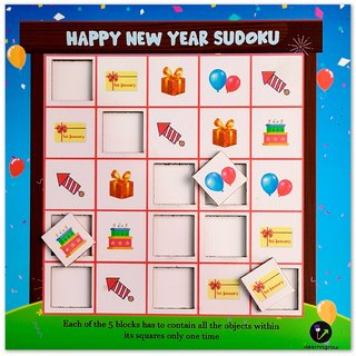 ilearnngrow  Happy New Year Sudoku