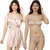 Nivcy Women Solid Satin Nightwear Robe and Lingerie Set Beige Small
