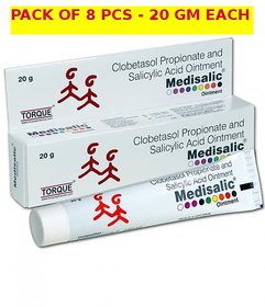 Medisalic Ointment Anti-Acne 20 gm each (Pack of 8 pcs )