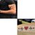 Famous Faith Hope Love And Heart Beat Tattoo Combo Waterproof Men and Women  Temporary body Body Tattoo