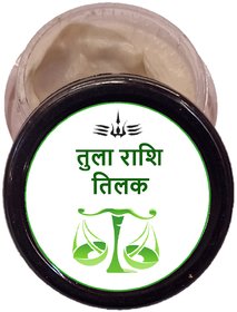 Chandan Tilak For Tula Rashi People