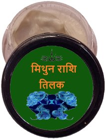 Chandan Tilak For Mithun Rashi People