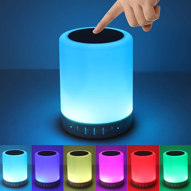 Buy Wireless Portable Bluetooth Speaker with Smart Touch LED Lamp, Pen ...