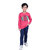 Kid Kupboard Cotton Full-Sleeves T-Shirt For Boys (Pink)