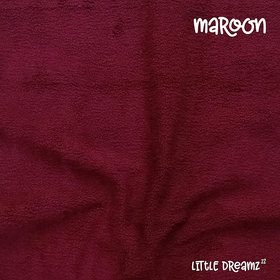 Little Dreamz Crib Mattress Protector Bed Protector, Small Size (Maroon Color)