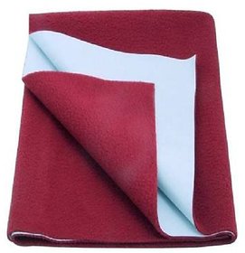 Magic Dry Crib Mattress Protector Bed Protector For Kids, Small Size (Dark Red Color)