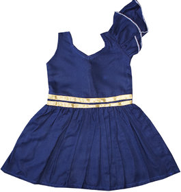 Flora Self Design Rayon Baby girls  Girls Frocks