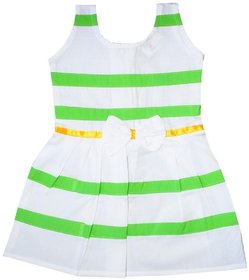 Flora Self Design Rayon Baby girls  Girls Frocks