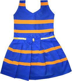 Flora Self Design Rayon Baby girls  Girls Frocks