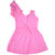 Flora Self Design Rayon Baby girls  Girls Frocks
