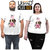 UDNAG Unisex Round Neck Graphic 'Pug & Doughnut | Love is Sweet' Polyester T-Shirt White