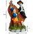 Polyresin Exquisite Couple Multicolor Showpiece for Home and Table Decor (8.5 inch)