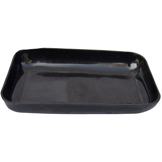 Scorpion Sorting Tray Plastic Hollow, Rectangular Black, 4 X 2Inches