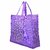 Folding Smiley Printed Shopping Bags Pack of 6 (Assorted Colours)