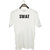 UDNAG Unisex Round Neck Graphic 'SWAT' Polyester T-Shirt White