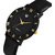 Lorenz Leather Strap  Black Roman Dial Analogue Watch for Men  3087K