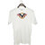 UDNAG Unisex Round Neck Graphic 'Flag | One Nation under  Eagle' Polyester T-Shirt White