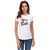 UDNAG Unisex Round Neck Graphic 'Son Daughter | I love me beti' Polyester T-Shirt White