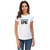 UDNAG Unisex Round Neck Graphic 'Epic | It about to gets epic' Polyester T-Shirt White