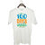UDNAG Unisex Round Neck Graphic 'Smarter | 100 days smarter' Polyester T-Shirt White