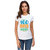 UDNAG Unisex Round Neck Graphic 'Smarter | 100 days smarter' Polyester T-Shirt White
