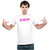 UDNAG Unisex Round Neck Graphic 'Kaur' Polyester T-Shirt White
