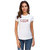 UDNAG Unisex Round Neck Graphic 'Father Son | Little Man' Polyester T-Shirt White