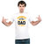 UDNAG Unisex Round Neck Graphic 'Dad Father | engineer by day worlds best dad by night' Polyester T-Shirt White