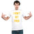 UDNAG Unisex Round Neck Graphic 'I dont get tired' Polyester T-Shirt White