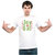 UDNAG Unisex Round Neck Graphic 'Christmas Santa | Joyfull' Polyester T-Shirt White