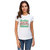 UDNAG Unisex Round Neck Graphic 'Christmas Santa | christmas wishes and mistletoe kisses' Polyester T-Shirt White